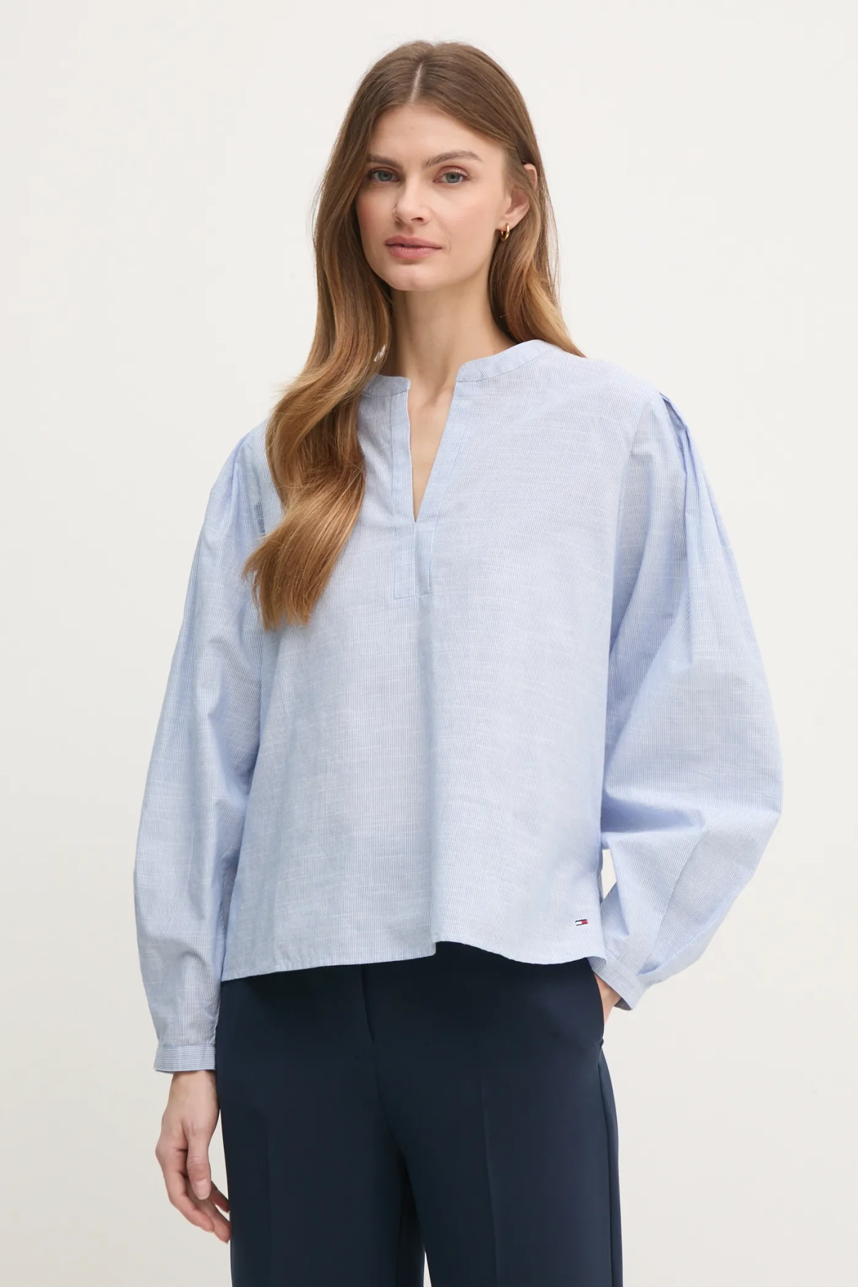 Хлопковая блузка Tommy Hilfiger, синий
Хлопковая блузка Tommy Hilfiger, синий