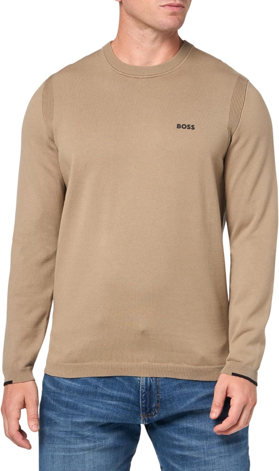 BOSS мужской свитер Tech Flex Cotton Stretch Knit, Teak Beige
BOSS мужской свитер Tech Flex Cotton Stretch Knit, Teak Beige