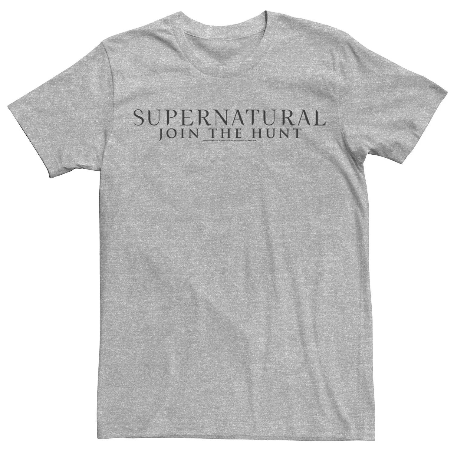 Мужская футболка Supernatural Join The Hunt с простой надписью Licensed Character
Мужская футболка Supernatural Join The Hunt с простой надписью Licensed Character