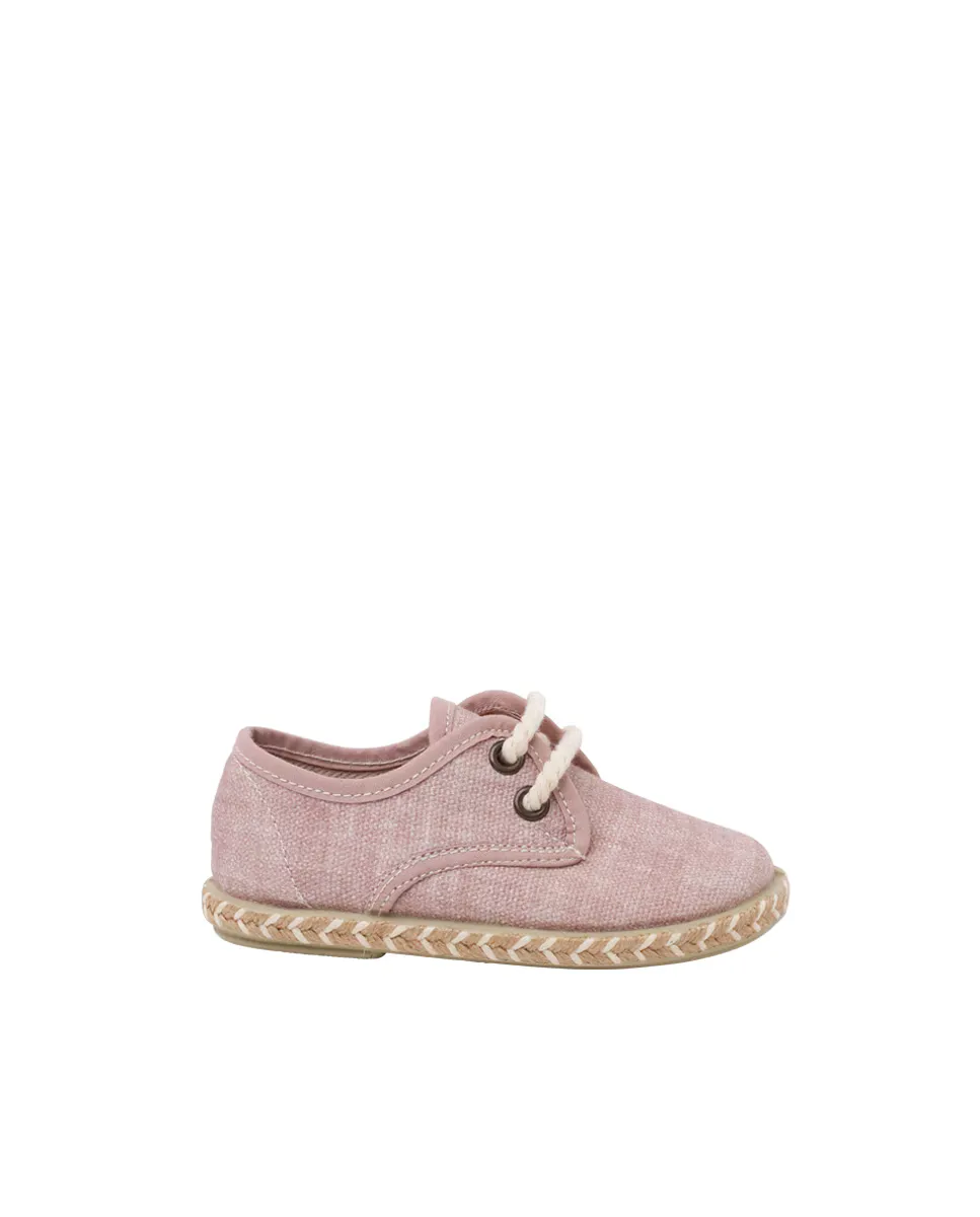Детская спортивная обувь из парусины с двухцветной джутовой подошвой Pisamonas, цвет Rosa
Детская спортивная обувь из парусины с двухцветной джутовой подошвой Pisamonas, цвет Rosa