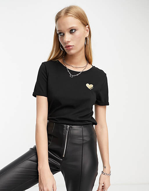 Черная футболка с сердечками Only, Черный, Черная футболка с сердечками Only
Черная футболка с сердечками Only, Черный, Черная футболка с сердечками Only