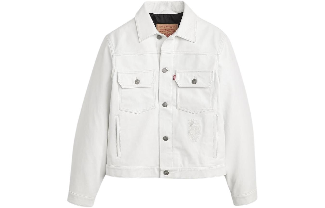 Кожаная куртка унисекс Stussy, цвет White, Белый, Кожаная куртка унисекс Stussy, цвет White 
Кожаная куртка унисекс Stussy, цвет White, Белый, Кожаная куртка унисекс Stussy, цвет White