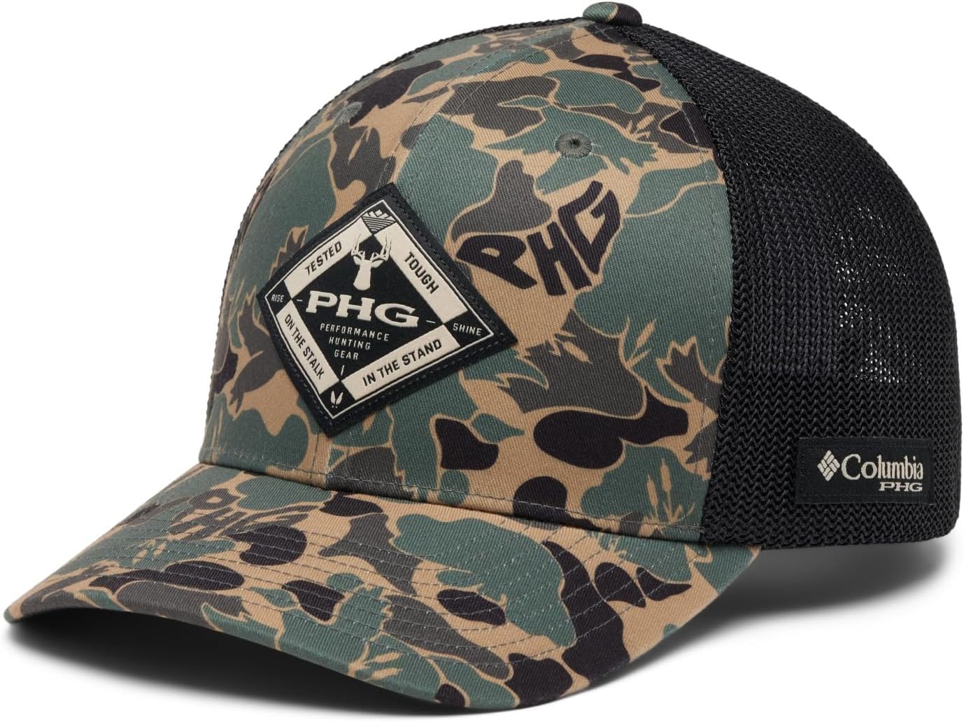 Сетчатая шариковая кепка Columbia унисекс для взрослых PHG AntlersКепка, Sahara Duck Camo/Phg Tested Tough
Сетчатая шариковая кепка Columbia унисекс для взрослых PHG AntlersКепка, Sahara Duck Camo/Phg Tested Tough