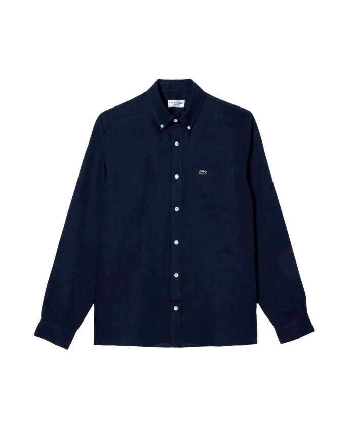 Льняная рубашка Lacoste, синий
Льняная рубашка Lacoste, синий