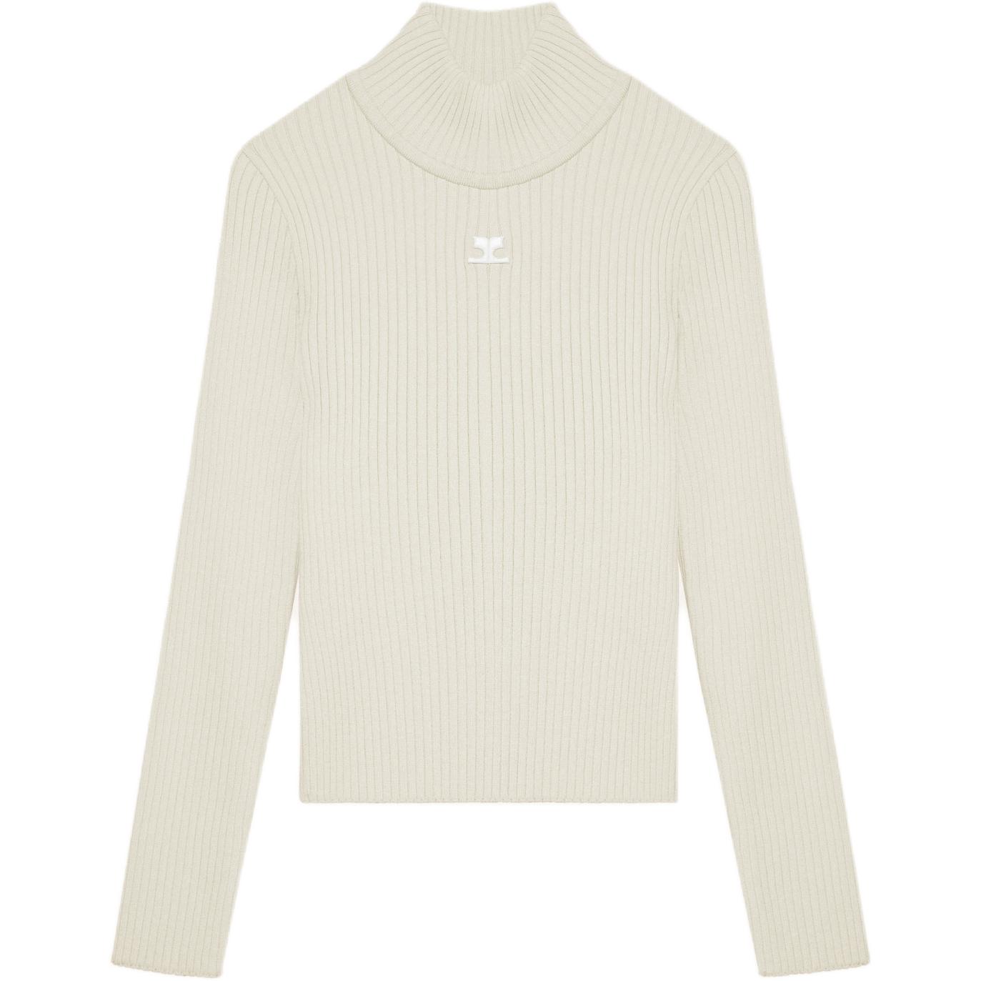 Рибленый джемпер Courrèges Reedition COURREGES, Oat
Рибленый джемпер Courrèges Reedition COURREGES, Oat