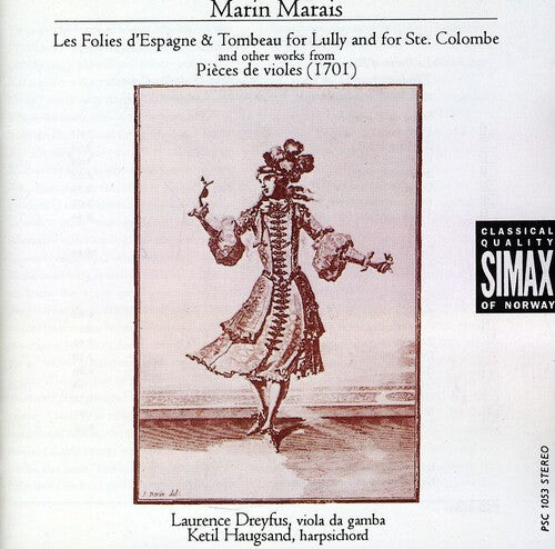 CD диск Marais / Dreyfus / Haugsand: Pieces de Violes / Les Folies Despagne
CD диск Marais / Dreyfus / Haugsand: Pieces de Violes / Les Folies Despagne
