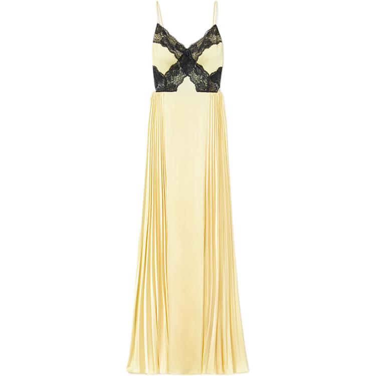 Платье макси Self portrait из сатина с кружевом Self-portrait, желтый
Платье макси Self portrait из сатина с кружевом Self-portrait, желтый