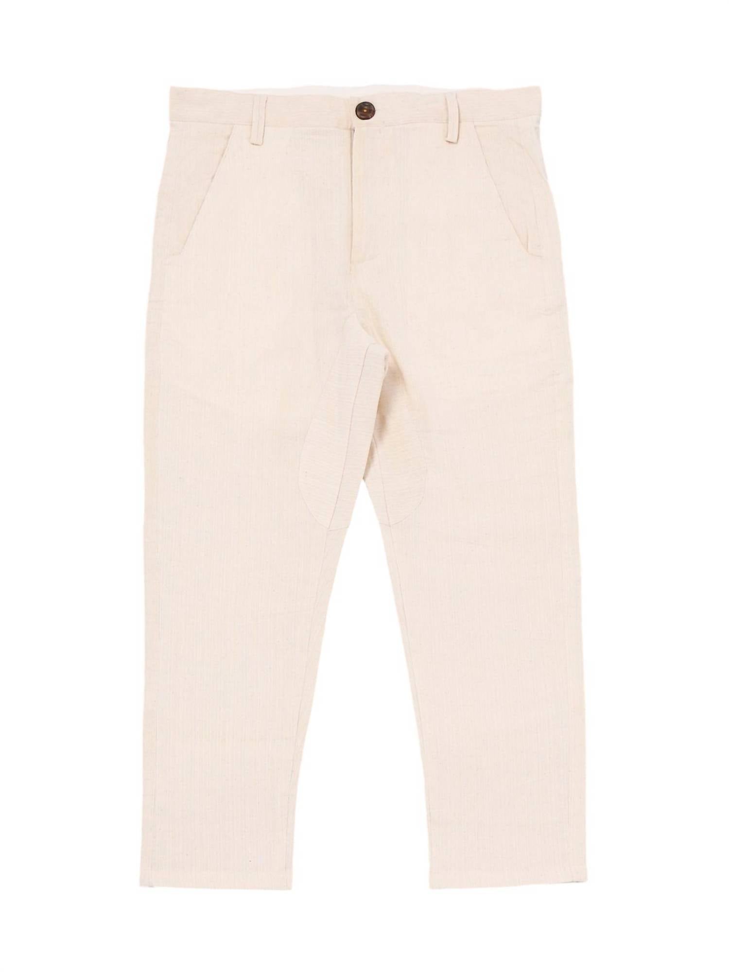 Брюки-бананы Khadi кремового цвета New Market Goods
Брюки-бананы Khadi кремового цвета New Market Goods