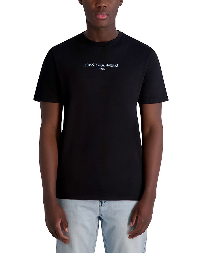 Футболка с камуфляжным логотипом KARL LAGERFELD PARIS, черный
Футболка с камуфляжным логотипом KARL LAGERFELD PARIS, черный