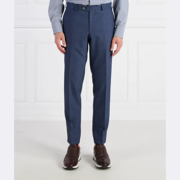 Шерстяные брюки узкого кроя Denz Oscar Jacobson, синий
Шерстяные брюки узкого кроя Denz Oscar Jacobson, синий