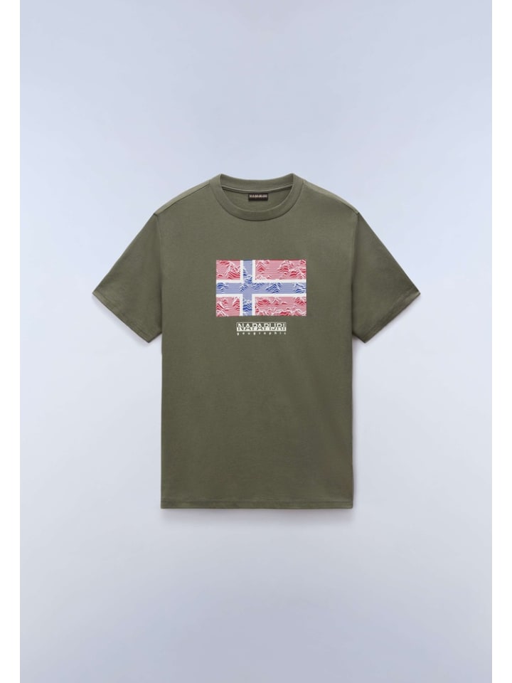 Футболка S-Drapeau Ss зеленого цвета Napapijri
Футболка S-Drapeau Ss зеленого цвета Napapijri