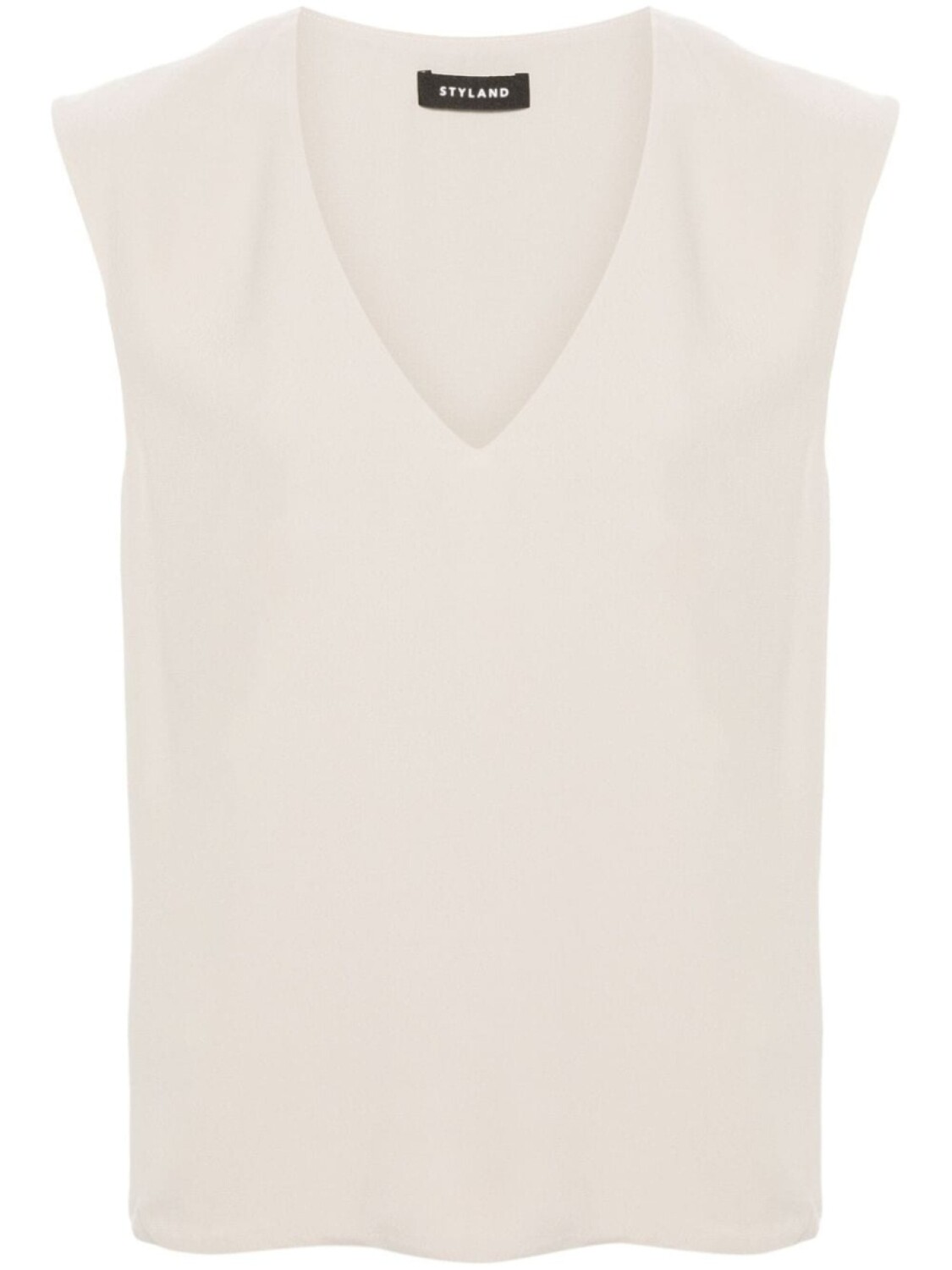 Styland креповая блузка без рукавов, нейтральный цвет
Styland креповая блузка без рукавов, нейтральный цвет