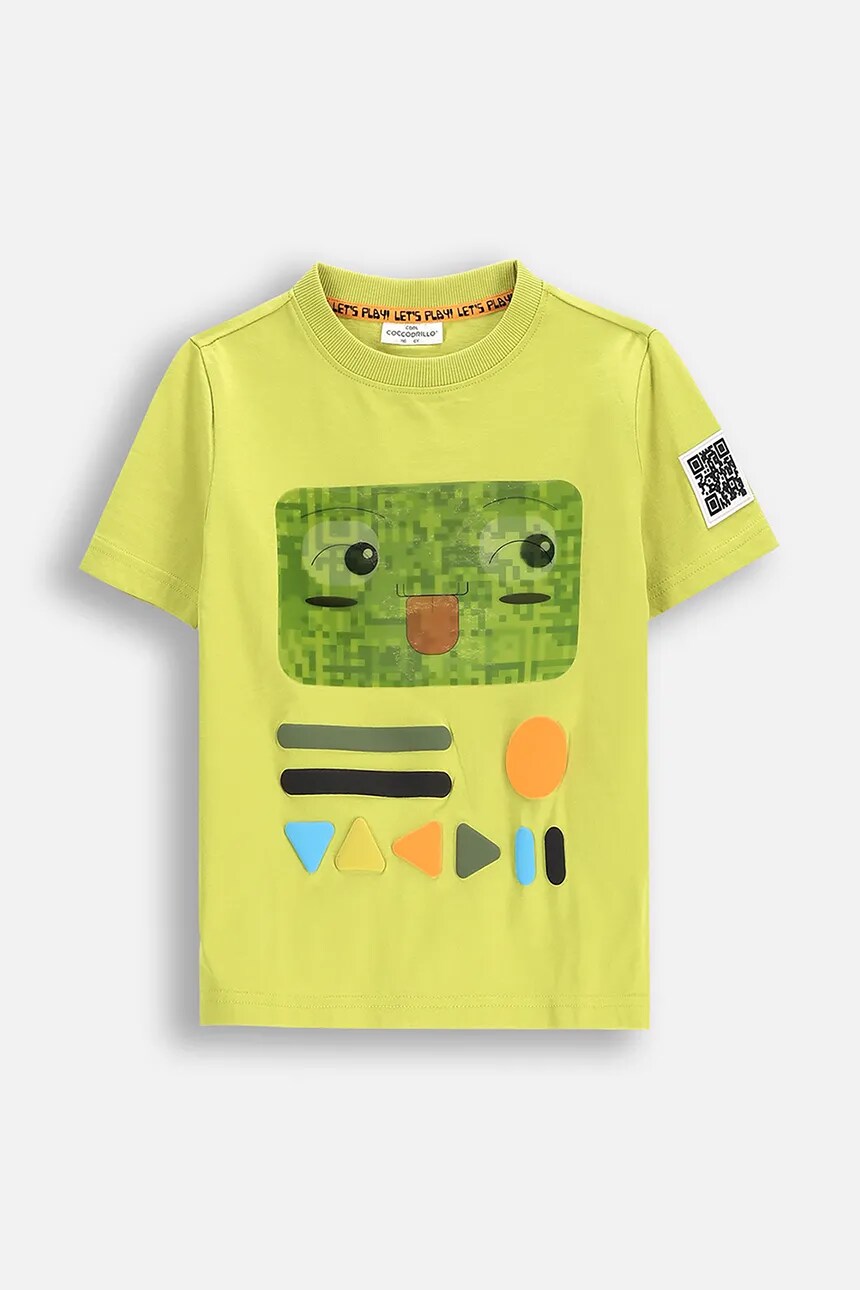 Футболка из хлопка для детей Coccodrillo, зеленый
Футболка из хлопка для детей Coccodrillo, зеленый