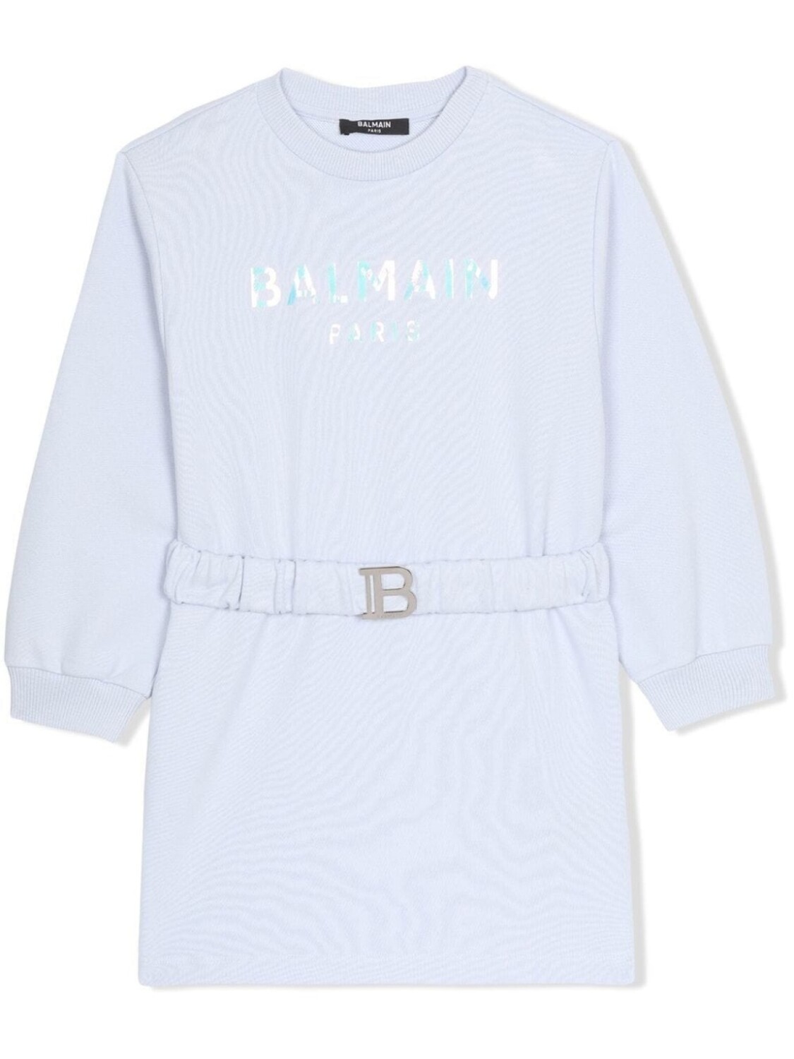Платье с поясом и логотипом Balmain Kids, синий
Платье с поясом и логотипом Balmain Kids, синий