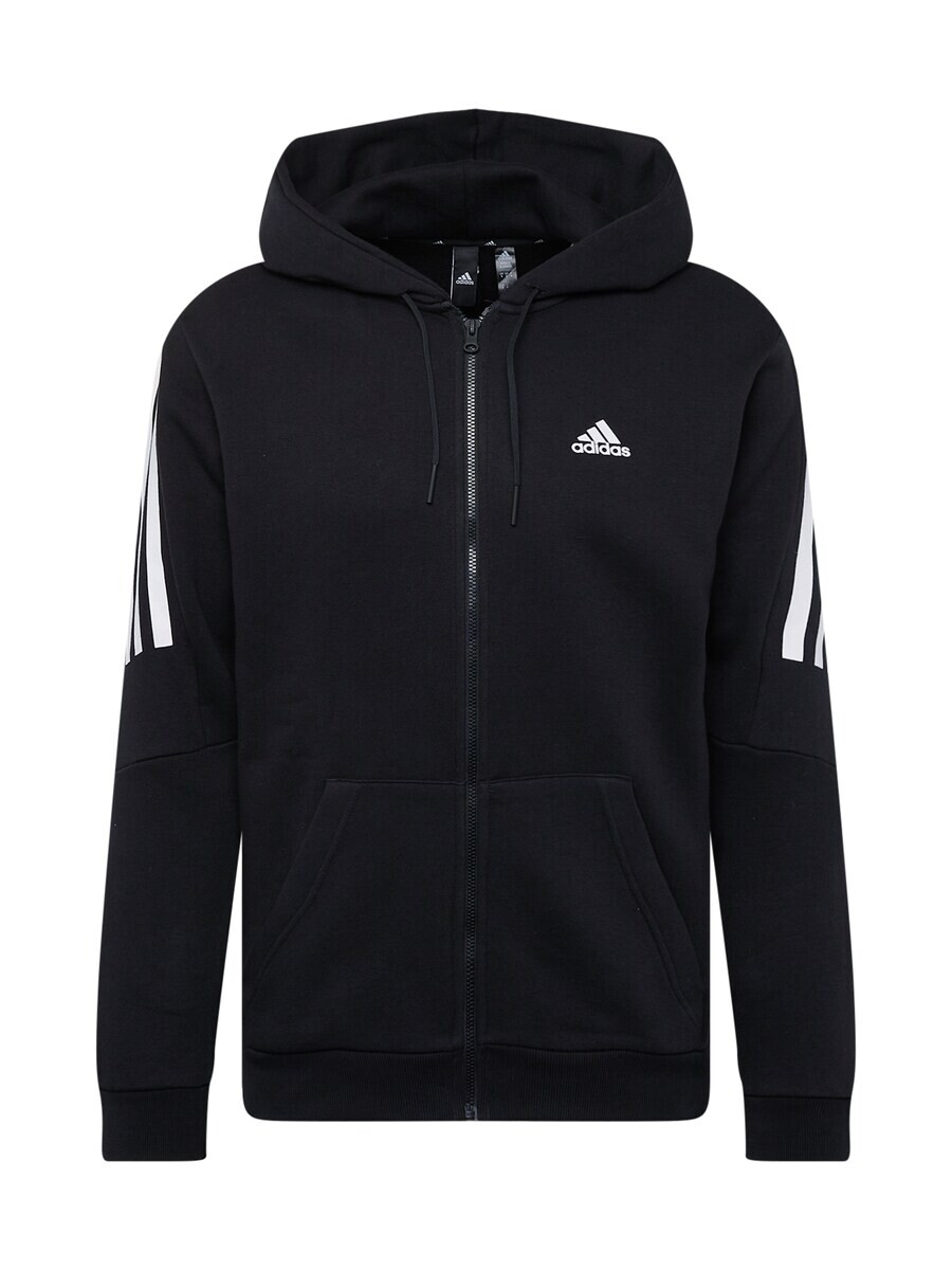Свитер с капюшоном на молнии ADIDAS SPORTSWEAR Athletic Zip-Up Hoodie Future Icons, черный 
Свитер с капюшоном на молнии ADIDAS SPORTSWEAR Athletic Zip-Up Hoodie Future Icons, черный