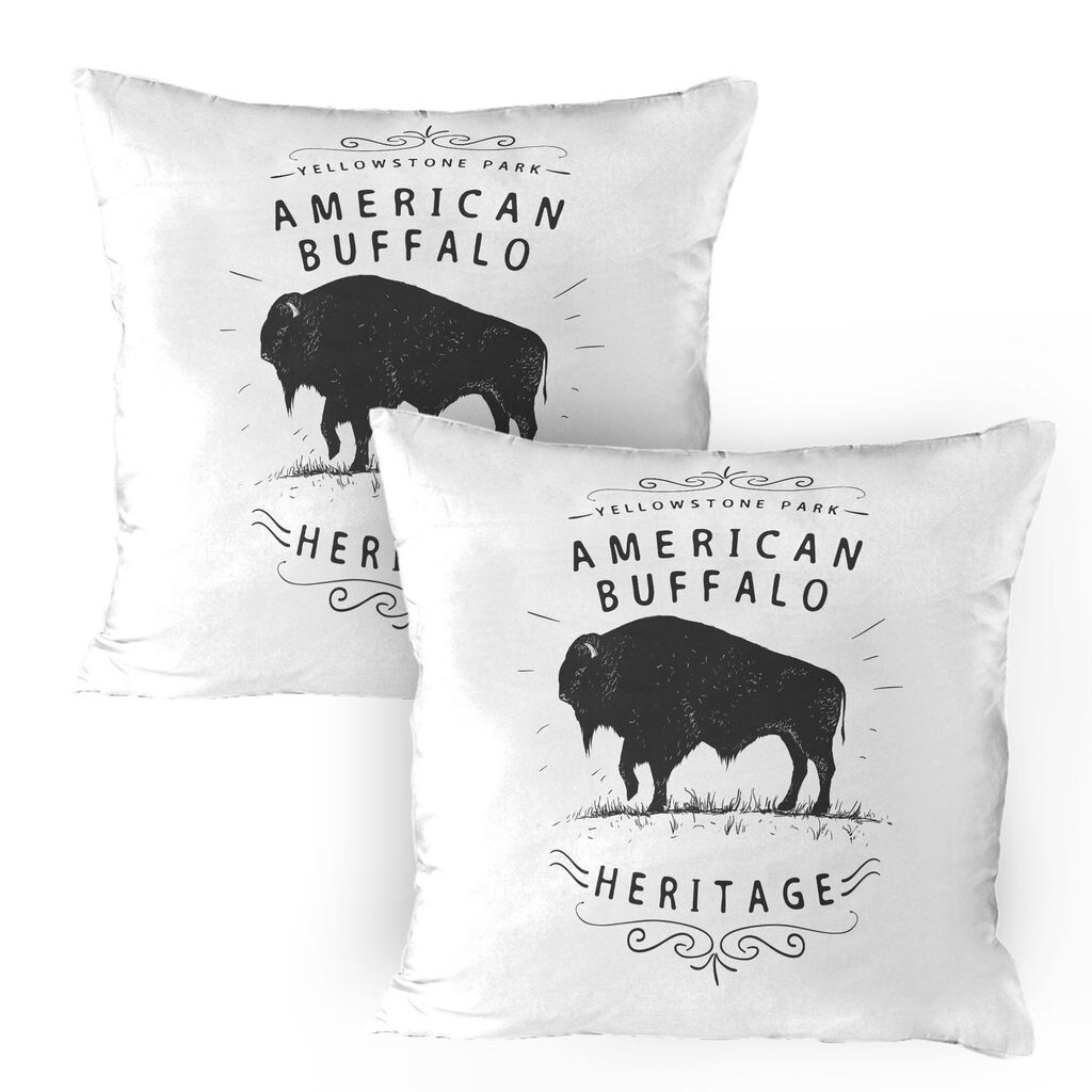 ABAKUHAUS Buffalo Чехлы для подушек, набор из 2 шт., Heritage Animal American Bison Йеллоустонский национальный парк, нейтральный фон, чехол для подушки с декоративным принтом, 80 x 80 см, угольно-серый белый
ABAKUHAUS Buffalo Чехлы для подушек, набор из 2 шт., Heritage Animal American Bison Йеллоустонский национальный парк, нейтральный фон, чехол для подушки с декоративным принтом, 80 x 80 см, угольно-серый белый