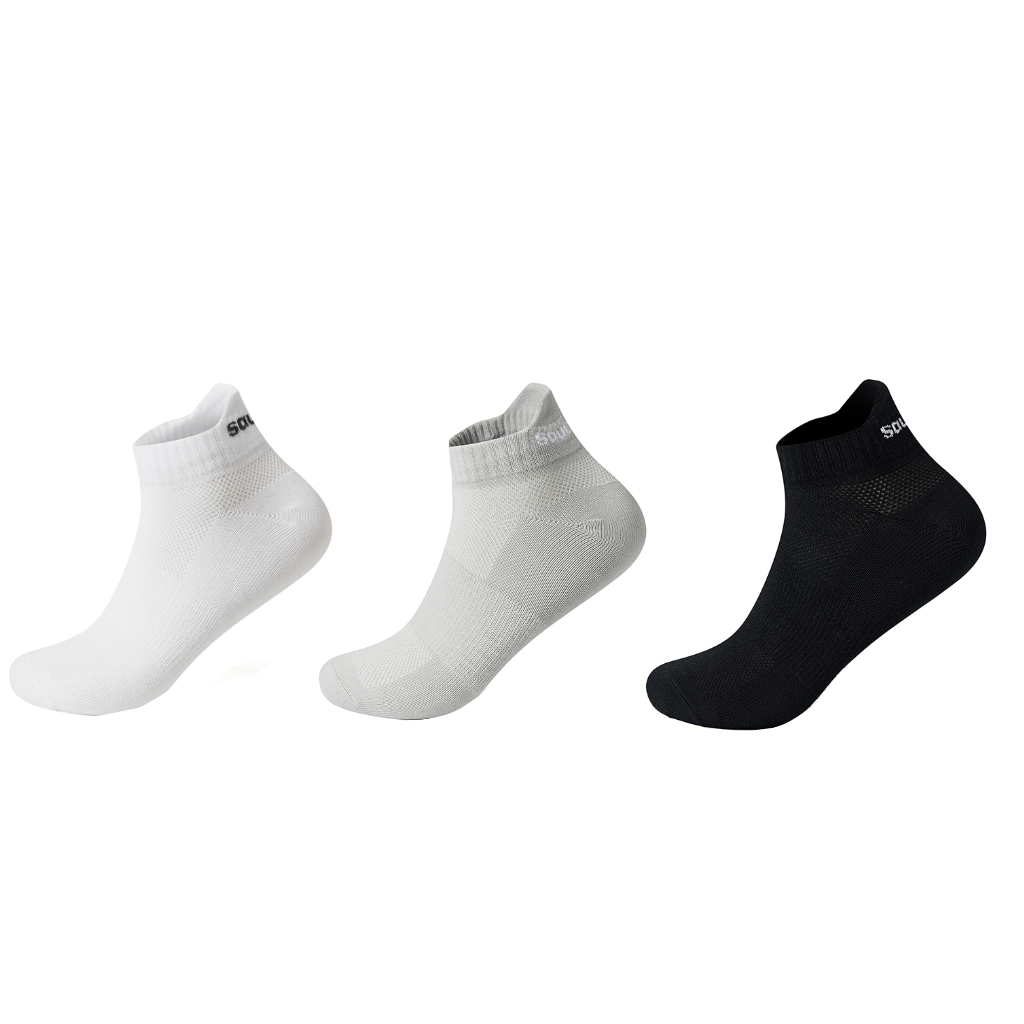 Женские носки до щиколотки 3 пары Saucony, 3 Pack (черный+белый+серый)
Женские носки до щиколотки 3 пары Saucony, 3 Pack (черный+белый+серый)