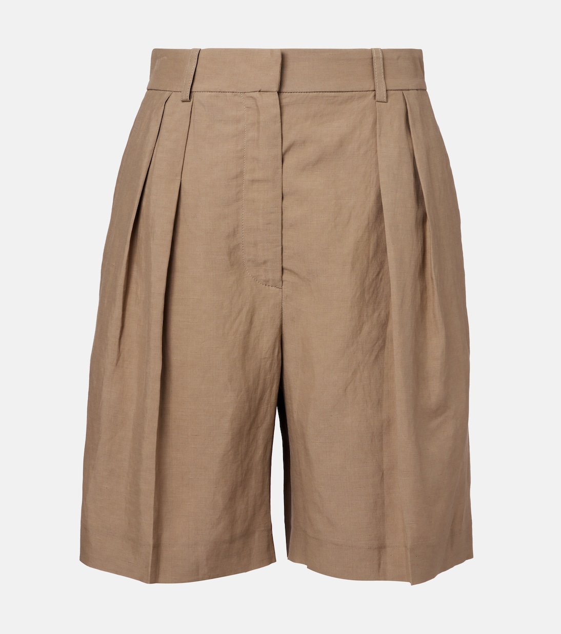 Плиссированные шорты-бермуды Róhe, хаки
Плиссированные шорты-бермуды Róhe, хаки