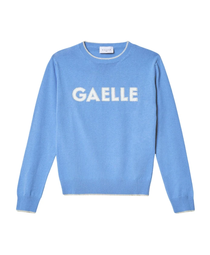 Женский свитер с люрексом и логотипом Gaã«Lle Paris, синий
Женский свитер с люрексом и логотипом Gaã«Lle Paris, синий