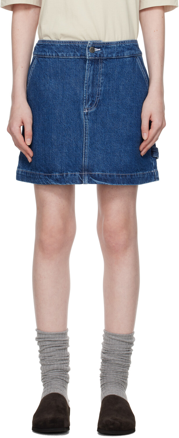 Синяя джинсовая мини-юбка Christie A.P.C.
Синяя джинсовая мини-юбка Christie A.P.C.