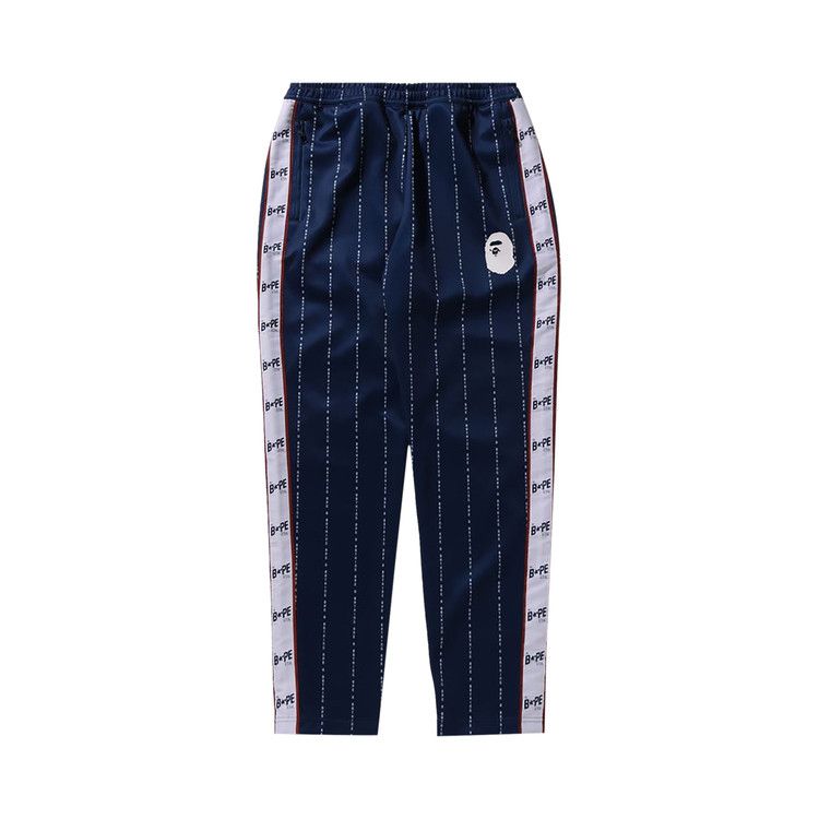 Брюки BAPE Text Stripe Jersey Pants, Navy
Брюки BAPE Text Stripe Jersey Pants, Navy