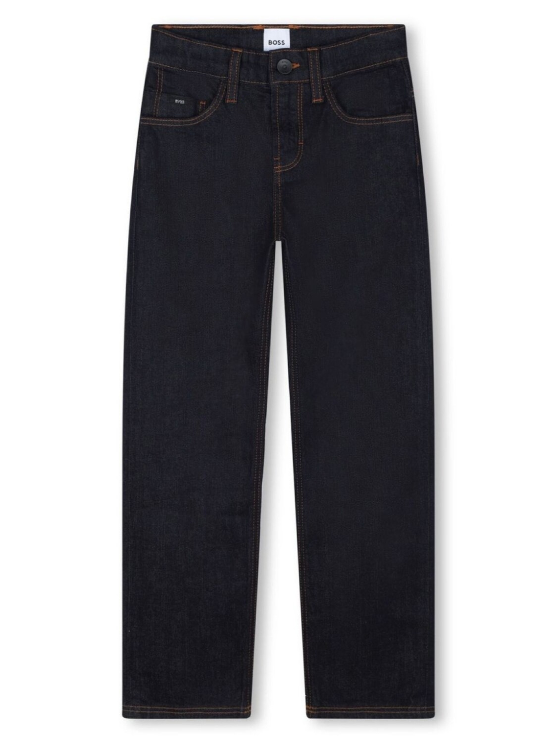 BOSS Kidswear прямые джинсы средней посадки, синий
BOSS Kidswear прямые джинсы средней посадки, синий