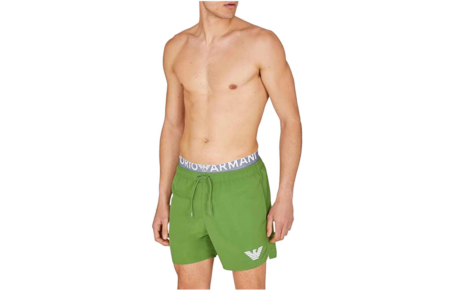 Шорты пляжные мужские зеленые EMPORIO ARMANI
Шорты пляжные мужские зеленые EMPORIO ARMANI