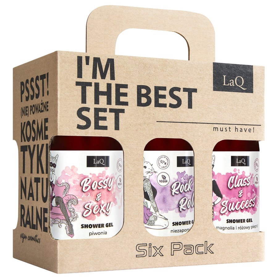 LaQ - Набор женского счастья Пион, магнолия и незабудка - Подарочный набор, гель для душа 6x100 мл - Набор
LaQ - Набор женского счастья Пион, магнолия и незабудка - Подарочный набор, гель для душа 6x100 мл - Набор