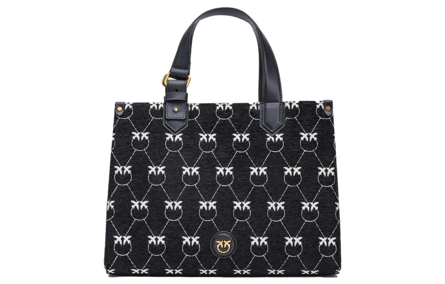 Полиэстер с кожаной вставкой на плече, кроссбоди, женская сумка черная PINKO
Полиэстер с кожаной вставкой на плече, кроссбоди, женская сумка черная PINKO