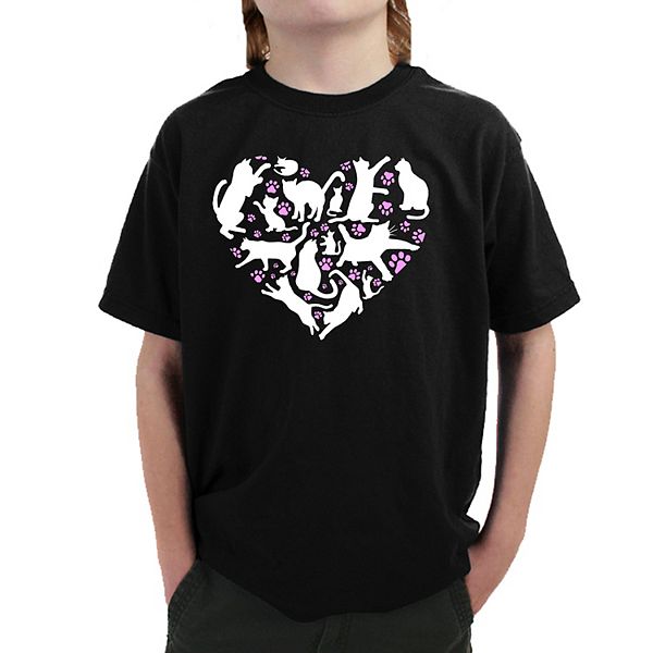 Футболка Cat heart с принтом для мальчика La Pop Art, Black
Футболка Cat heart с принтом для мальчика La Pop Art, Black