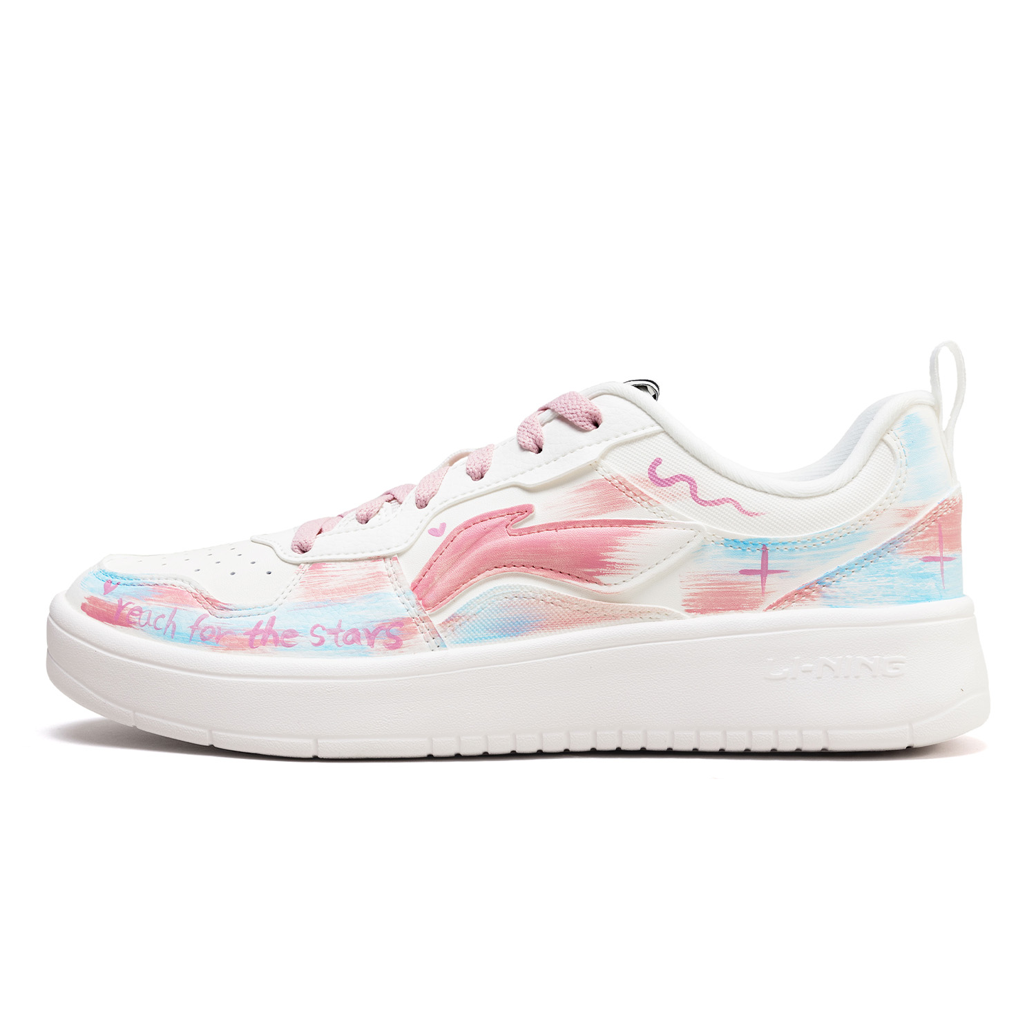 Кроссовки Li-Ning Synthetic Leather Lightweight And Breathable Low top Skateboard для мужчин, белый
Кроссовки Li-Ning Synthetic Leather Lightweight And Breathable Low top Skateboard для мужчин, белый