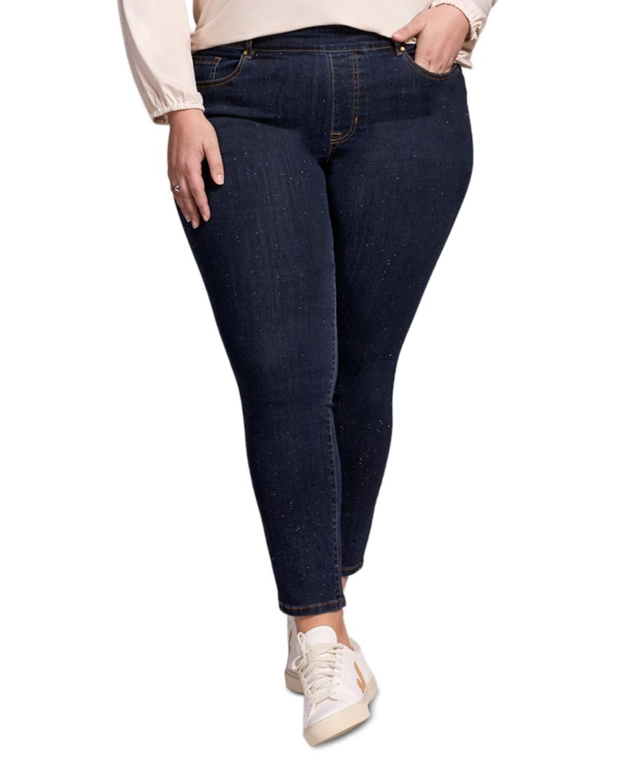 Джинсы Audrey Plus Size со средней посадкой, зауженными штанинами и блестками TRIBAL, Gold Rinse
Джинсы Audrey Plus Size со средней посадкой, зауженными штанинами и блестками TRIBAL, Gold Rinse