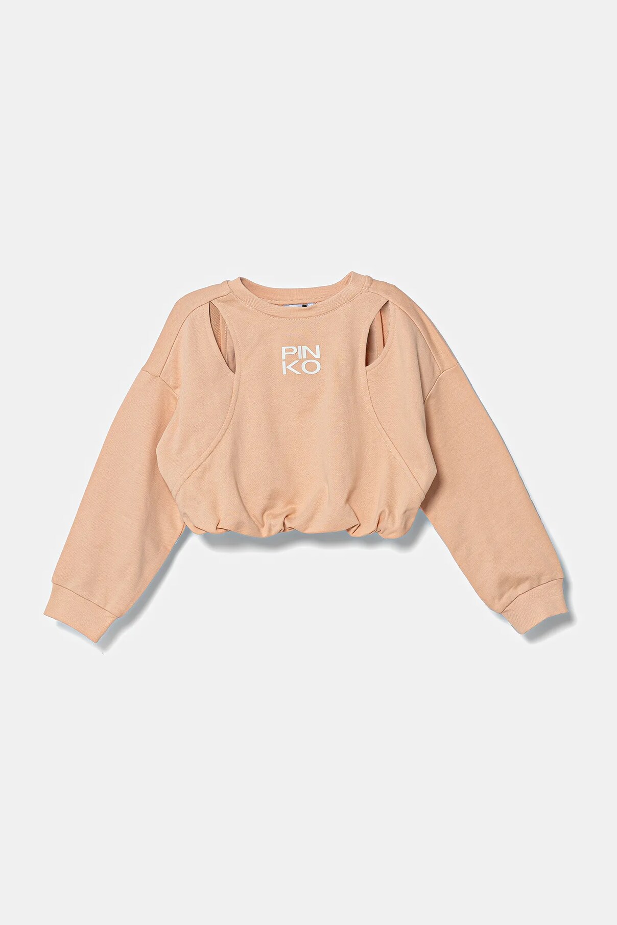 Детская хлопковая толстовка Pinko, оранжевый 
Детская хлопковая толстовка Pinko, оранжевый