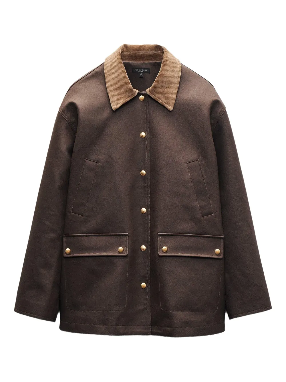 Пиджак с вельветовым воротником и пуговицами rag & bone, коричневый
Пиджак с вельветовым воротником и пуговицами rag & bone, коричневый