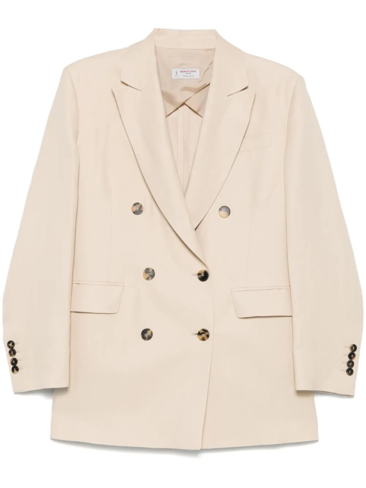 Двубортный пиджак Alberto Biani, нейтральный
Двубортный пиджак Alberto Biani, нейтральный