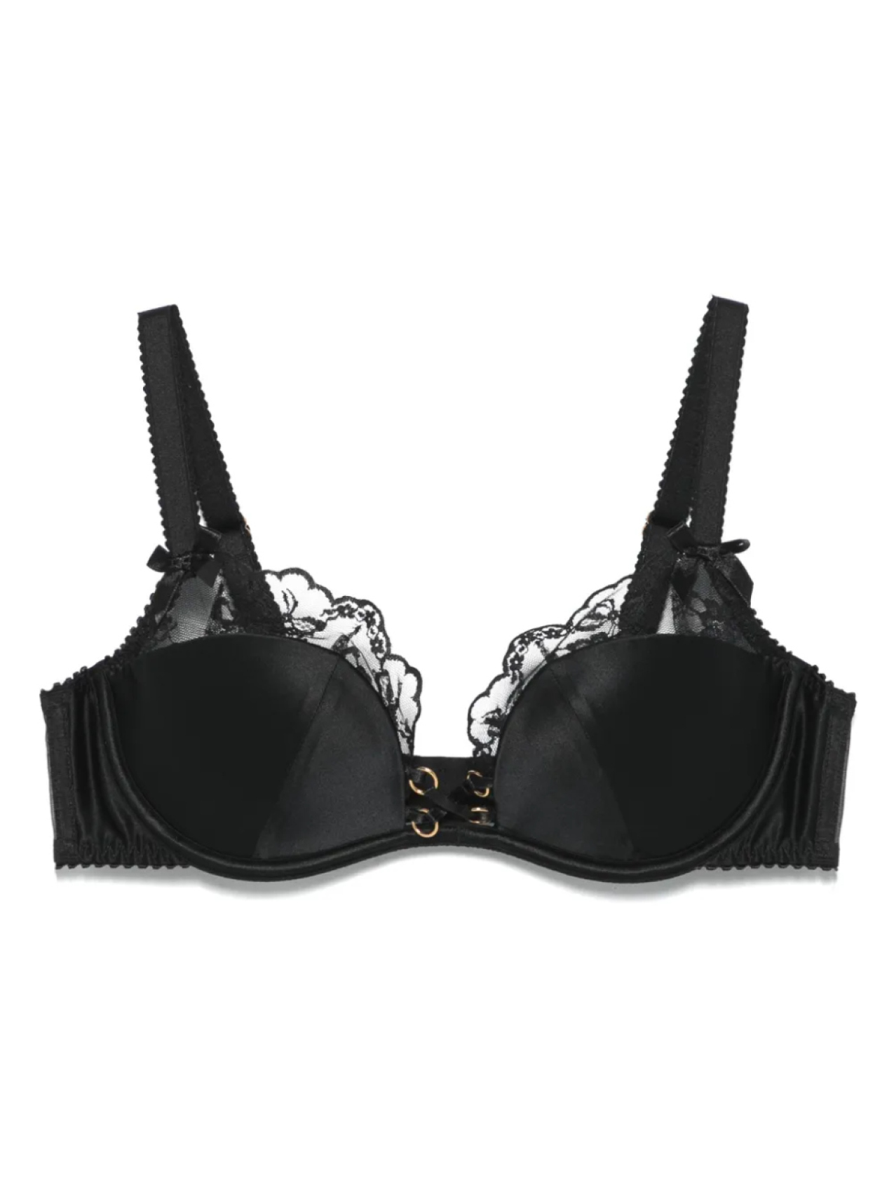 Бюстгальтер из вышитого кружева Agent Provocateur, черный 
Бюстгальтер из вышитого кружева Agent Provocateur, черный