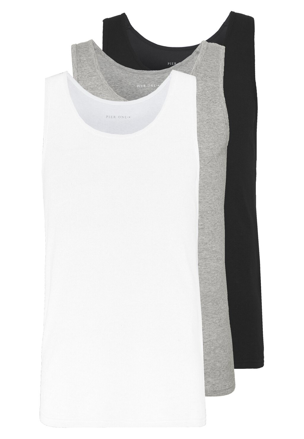 Топ 3 ПАКЕТА Pier One, белый/черный
Топ 3 ПАКЕТА Pier One, белый/черный