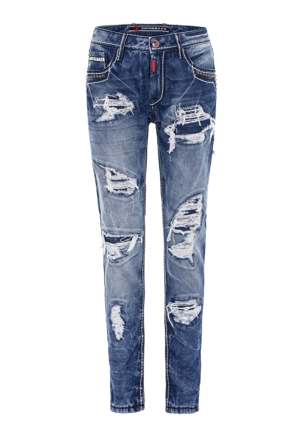 Джинсы облегающего кроя Cipo & Baxx, синий
Джинсы облегающего кроя Cipo & Baxx, синий