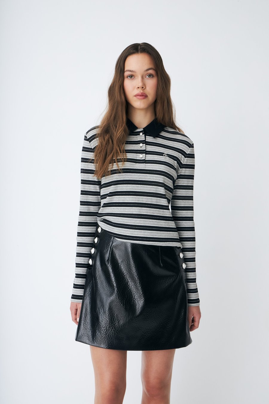 Поло Cras LESLIE BLOUSE, Grey/Black/Grey
Поло Cras LESLIE BLOUSE, Grey/Black/Grey