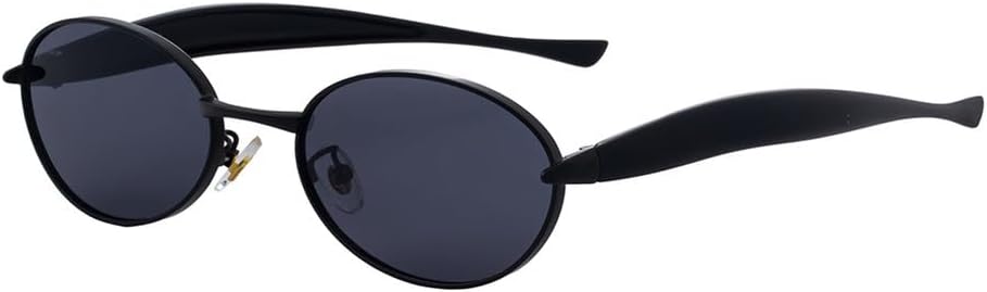 Солнцезащитные очки UV400 - овальная маленькая оправа в стиле панк с металлическим блеском, подходят для женщин и мужчин, для бега и занятий спортом на открытом воздухе UYPTK, Black Black
Солнцезащитные очки UV400 - овальная маленькая оправа в стиле панк с металлическим блеском, подходят для женщин и мужчин, для бега и занятий спортом на открытом воздухе UYPTK, Black Black