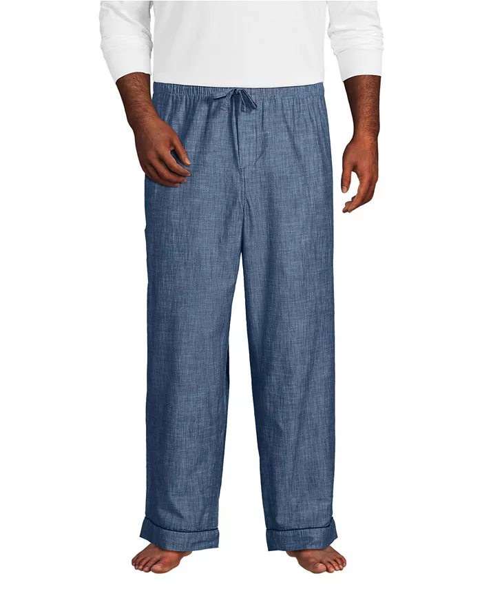 Пижамные брюки Big & Tall Essential Lands' End, синий
Пижамные брюки Big & Tall Essential Lands' End, синий