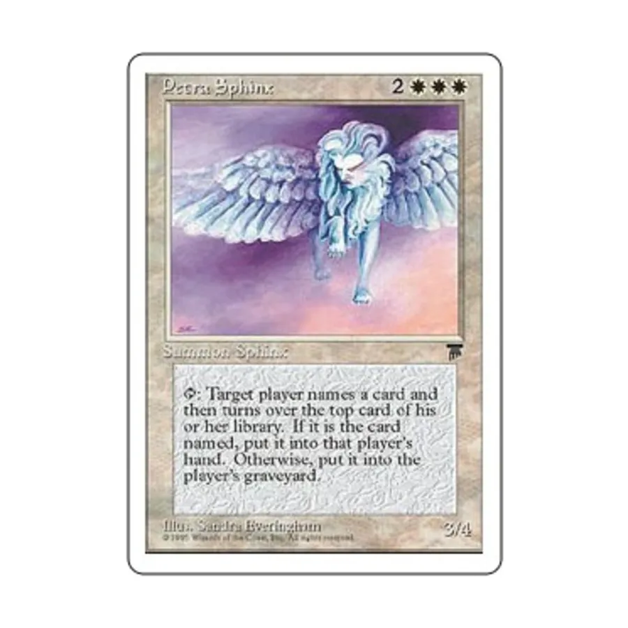 CCG Петра Сфинкс (R), MTG - Chronicles
CCG Петра Сфинкс (R), MTG - Chronicles