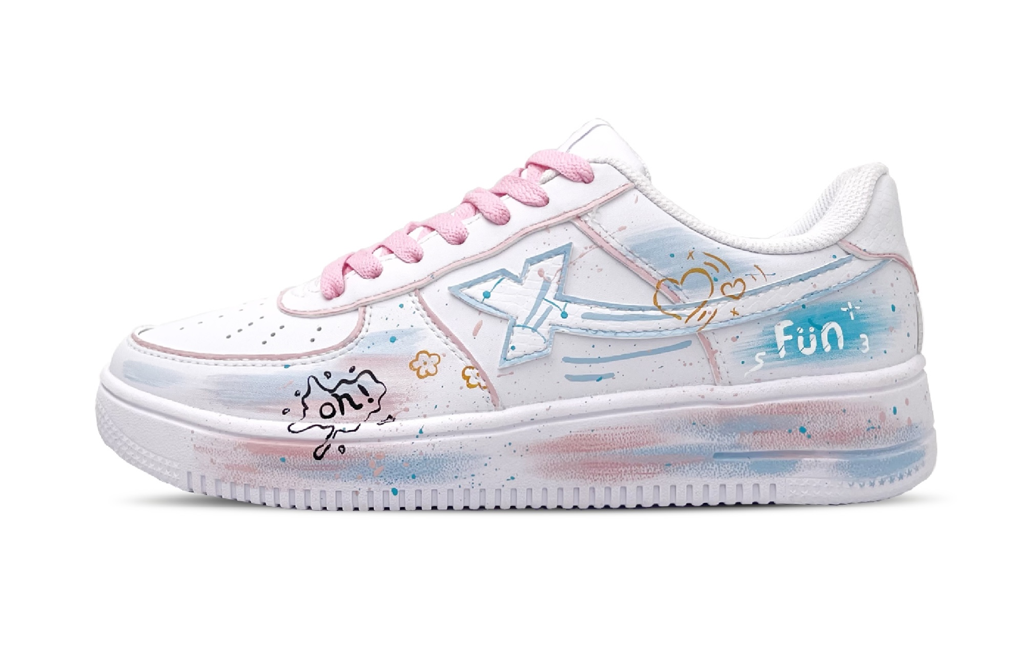 XTEP Кроссовки Air Force One с низким верхом для скейтборда, устойчивые к скольжению, мужские, сине-розовые
XTEP Кроссовки Air Force One с низким верхом для скейтборда, устойчивые к скольжению, мужские, сине-розовые