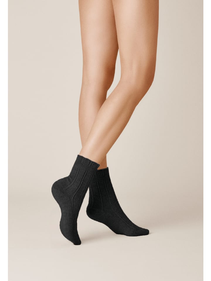 Kunert Теплые носки, носки для сна черного цвета
Kunert Теплые носки, носки для сна черного цвета