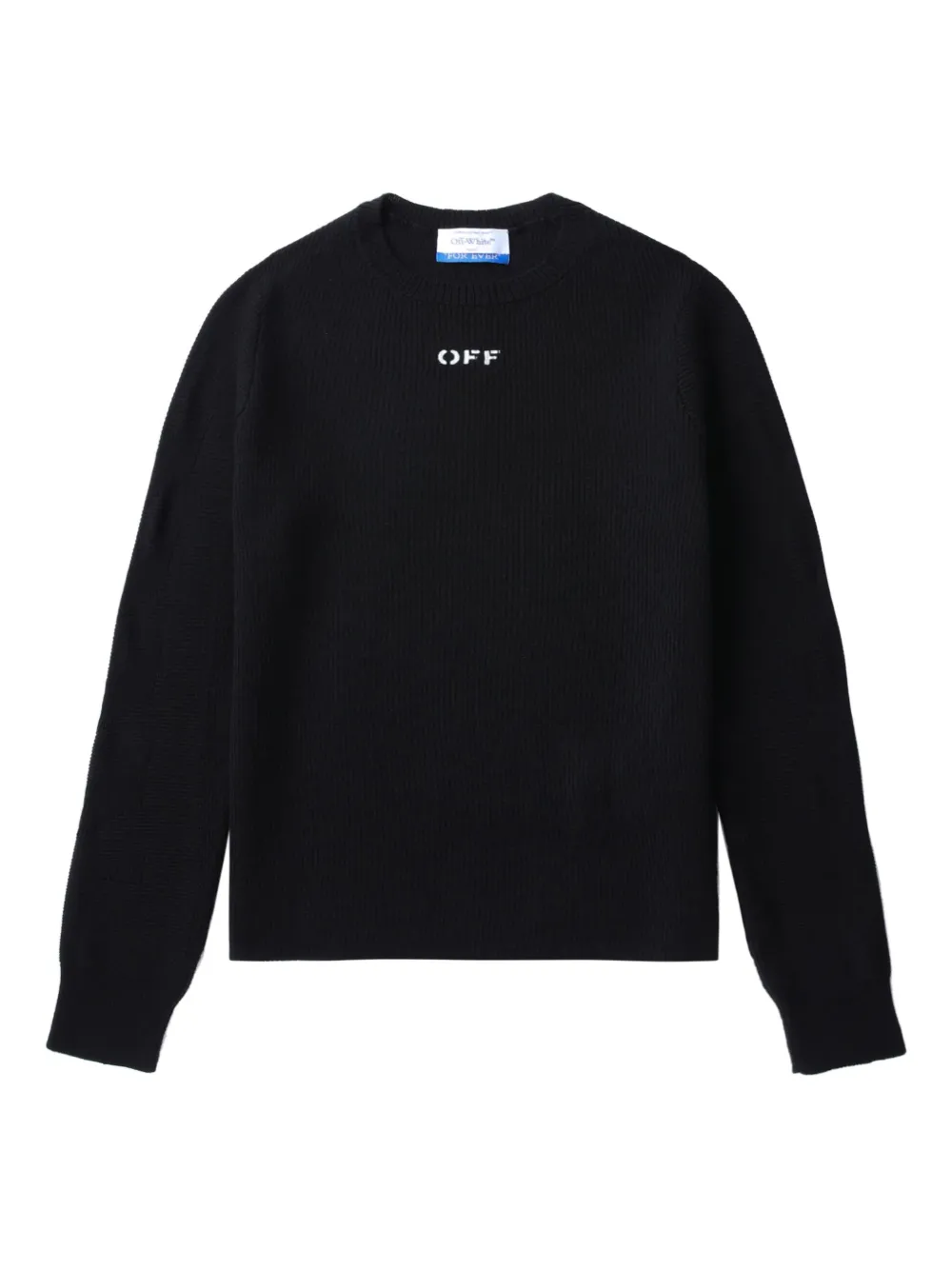 Свитер из вирджинской шерсти OFF-WHITE, черный
Свитер из вирджинской шерсти OFF-WHITE, черный