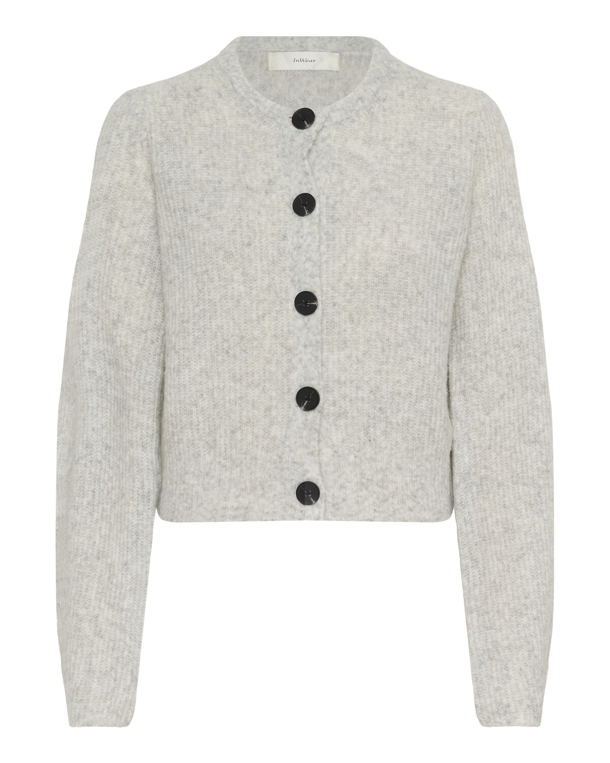 InWear Вязаный кардиган 'Nias' в крапчатом сером
InWear Вязаный кардиган 'Nias' в крапчатом сером