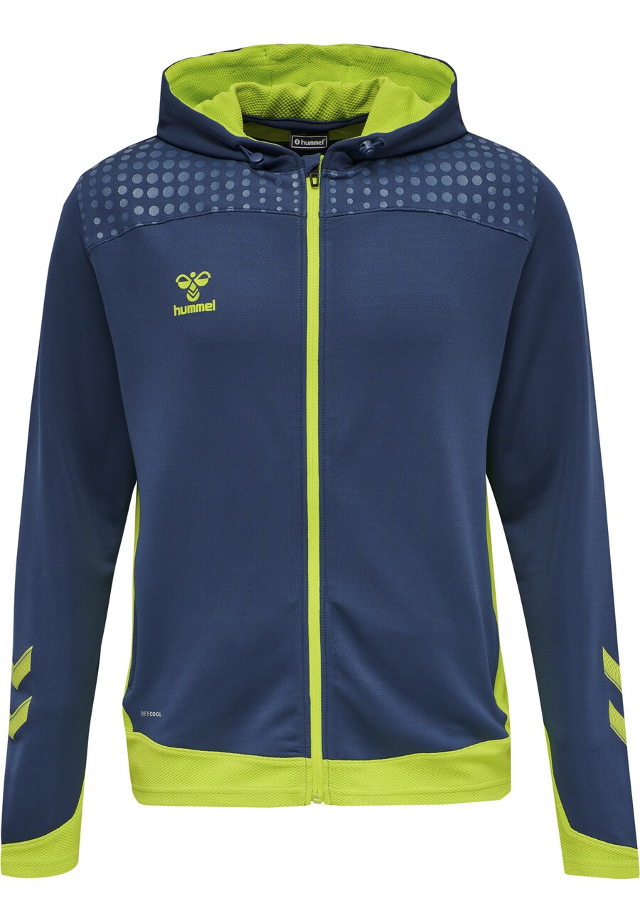 Спортивная толстовка с капюшоном на молнии Hummel, морской синий
Спортивная толстовка с капюшоном на молнии Hummel, морской синий