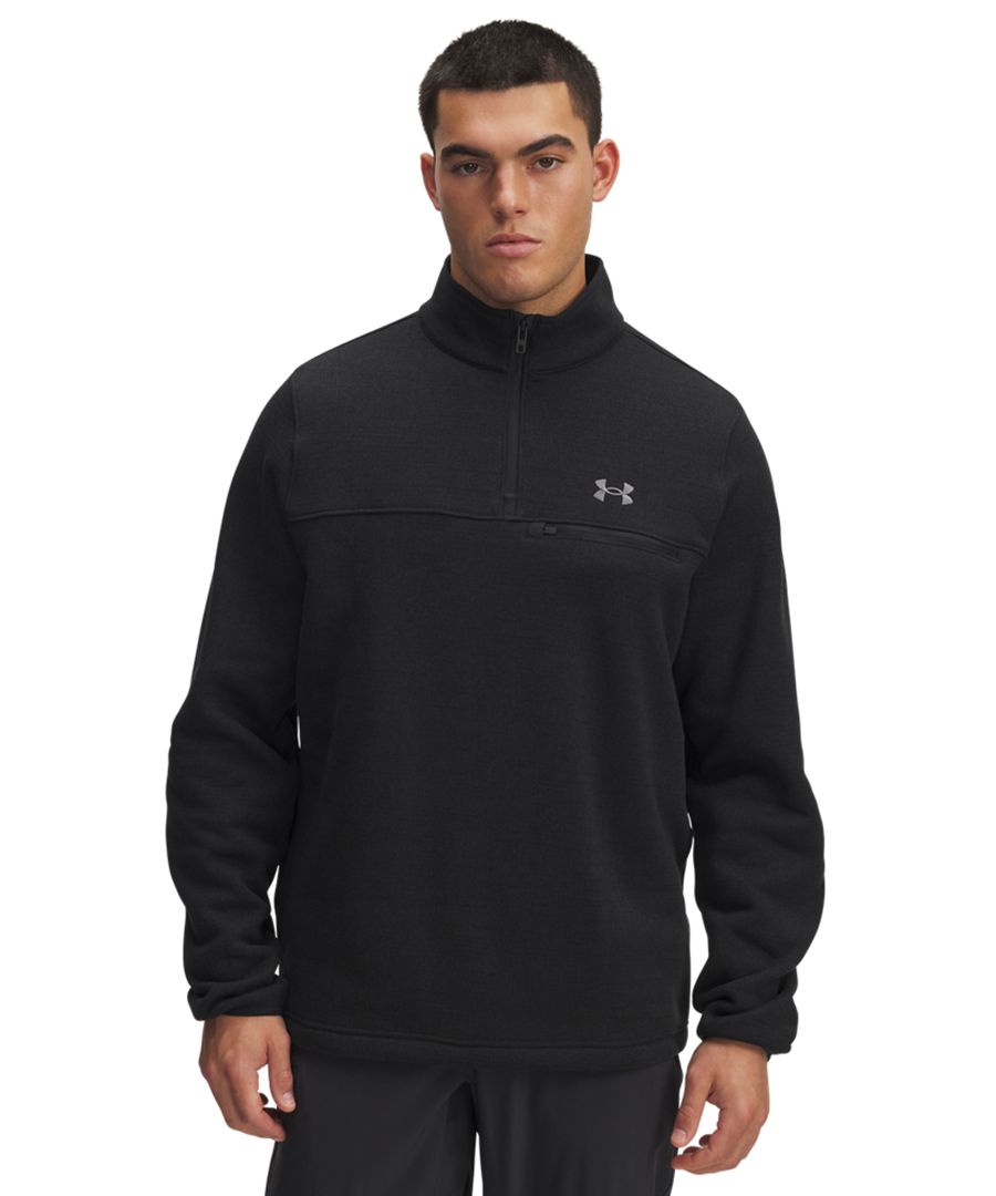 Мужской свитер с застежкой-молнией на четверть длины Under Armour, Black
Мужской свитер с застежкой-молнией на четверть длины Under Armour, Black
