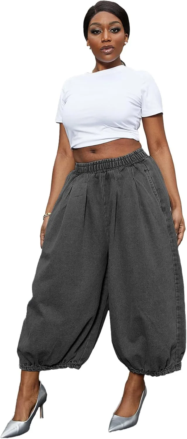 Женские джинсы baggy barrel с высокой талией и широкими штанинами JEKYUARA
Женские джинсы baggy barrel с высокой талией и широкими штанинами JEKYUARA