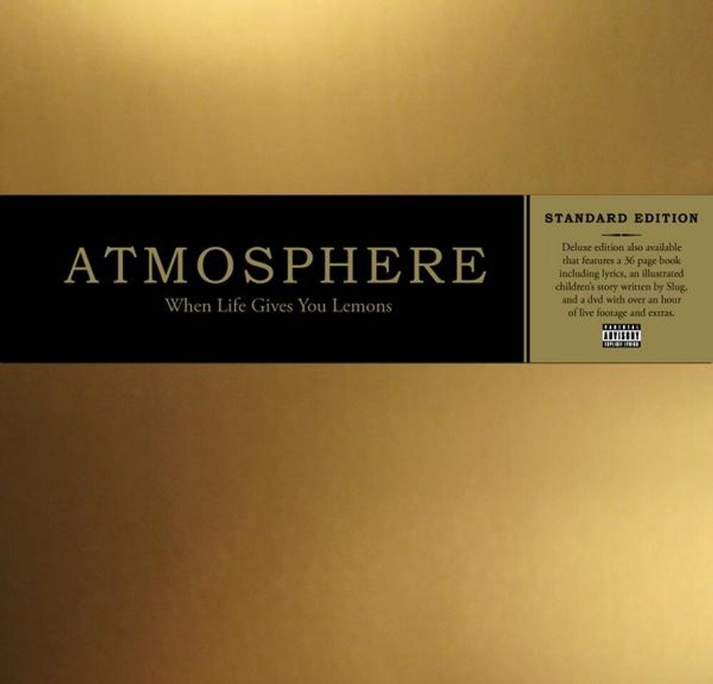 Диск CD When Life Gives You Lemons, You Paint That Sh*t Gold - Atmosphere
Диск CD When Life Gives You Lemons, You Paint That Sh*t Gold - Atmosphere